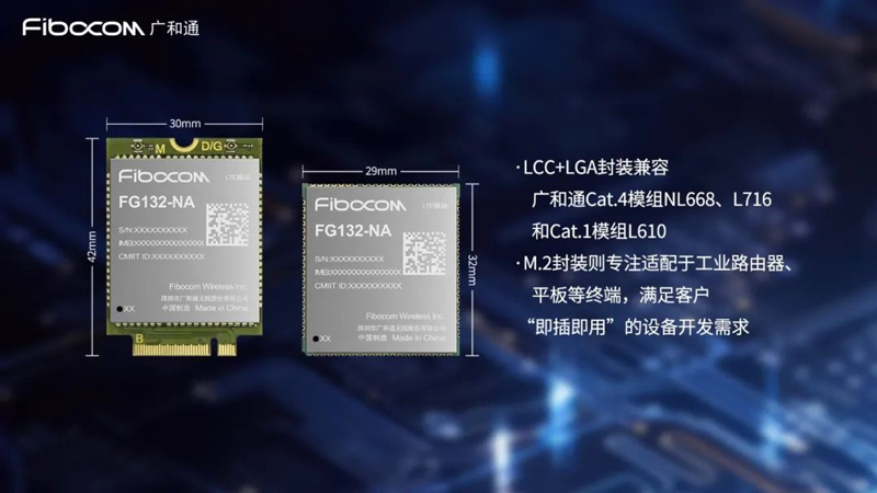 PG国际5G RedCap模组FG132-NA特特点