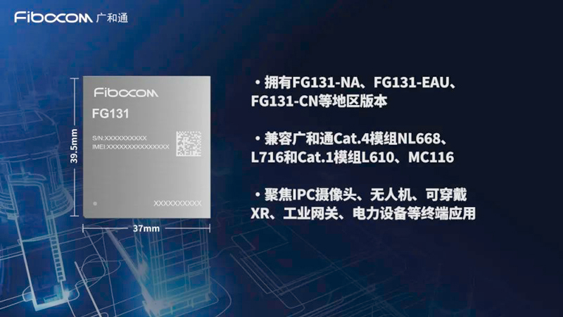 PG国际RedCap模组FG131系列