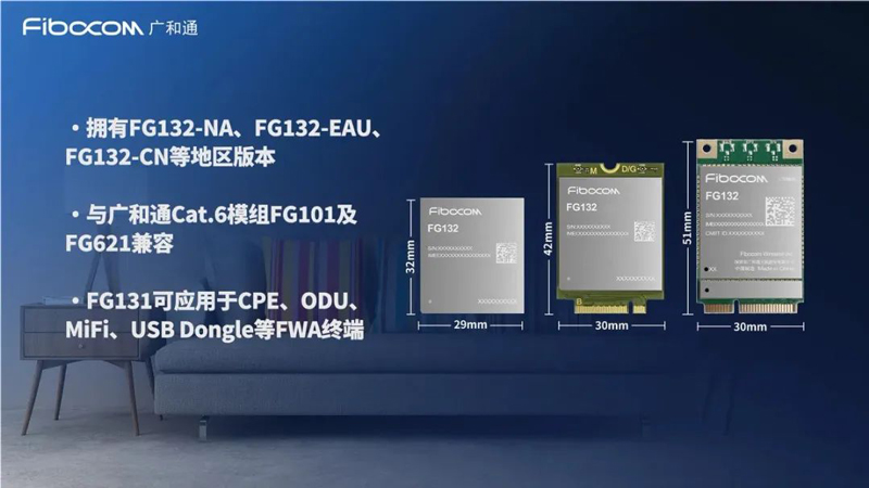 PG国际RedCap模组FG132系列